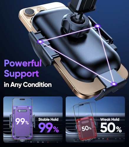 Stable Car Phone Holder [Upgraded Strongest Suction