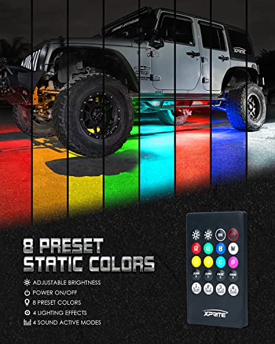 Car Underglow Neon Accent Strip Lights (4 Count)