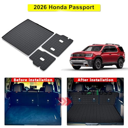 Cargo Mat with Backrest Protection for 2026 Honda Passport