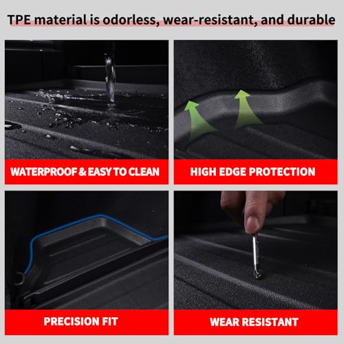 Trunk Mat for 2025 2026 KIA K4 Sedan TPE All Weather Protection Car Cargo Liners Accessories