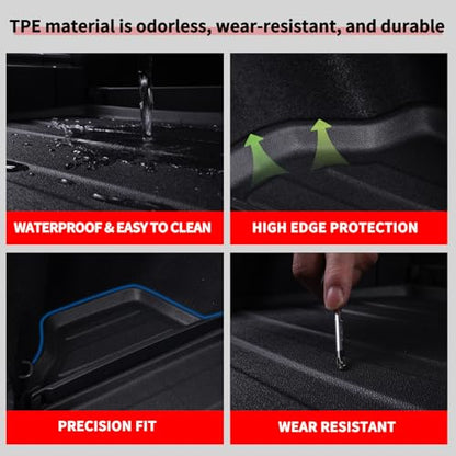 Trunk Mat for 2025 2026 KIA K4 Sedan TPE All Weather Protection Car Cargo Liners Accessories