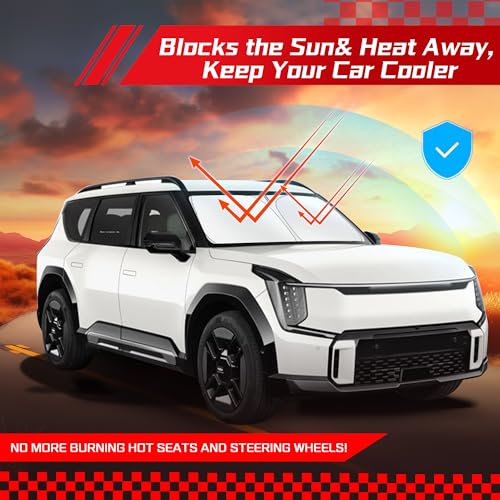 Windshield Sun Shade for Kia EV9 2024