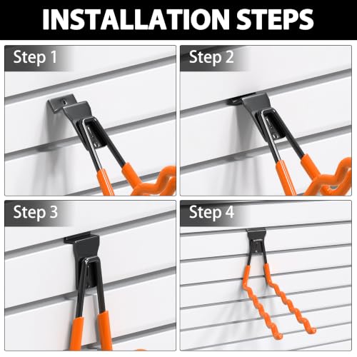 Slatwall Hooks 10 Pack Heavy Duty Multi Sizes (10 Count)