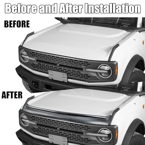 Hood Deflector Hood Protector for Bronco 2