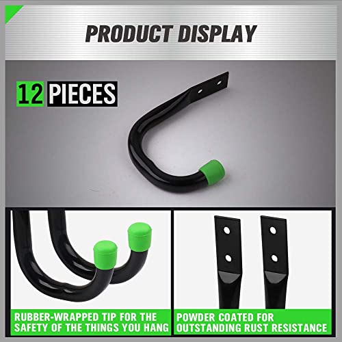 SWANLAKE Heavy Duty Garage Storage Utility Hooks
