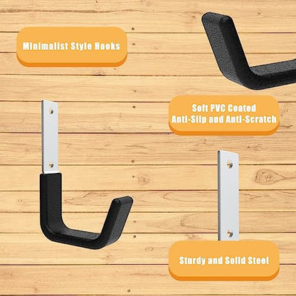 Heavy Duty Garage Utility Hooks (8 Count)