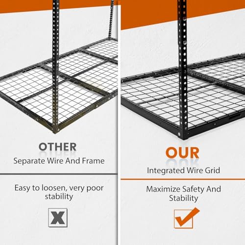 3x6 Overhead Garage Storage Rack Adjustable Ceiling Garage