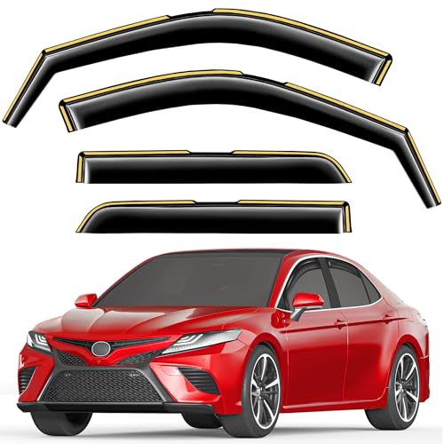 in Channel Window Visors Rain Guards for Toyota Camry 2018 (4 Count)