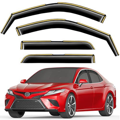 in Channel Window Visors Rain Guards for Toyota Camry 2018 (4 Count)