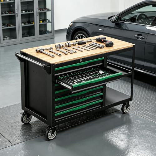 7 Drawers Professional Tool Cart Cabinet