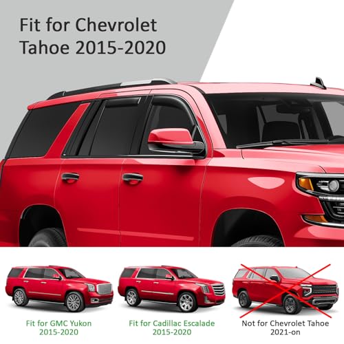 in Channel Extra Durable Rain Guards for Chevy Tahoe 2015