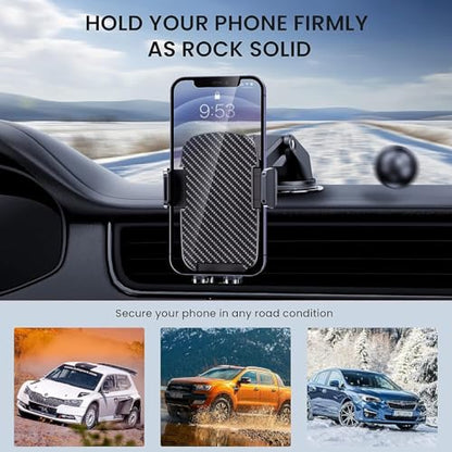 Universal Car Phone Holder Automobile Cell Phone Holder Car Mount for iPhone Universal Car Dashboard Mount Fit All Phones Cell Phone Camera Mounts