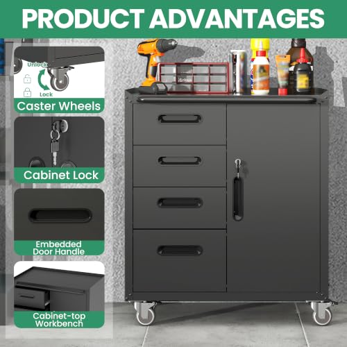 Garage Tool Cabinet Set (2 Count)