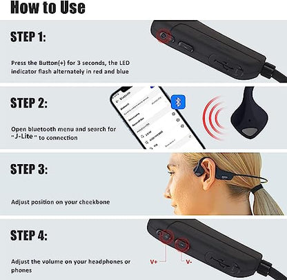 Bone Conduction Headphones Open