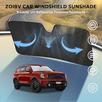 Car Windshield Sun Shade for Kia Telluride 2020