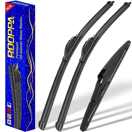 3 Wipers Fits Toyota RAV4 2013