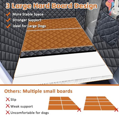 Dog Car Seat Cover for Pets Back Seat Extender Support 420lbs