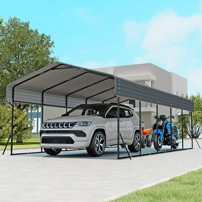 13x26 FT Heavy Duty Metal Carport