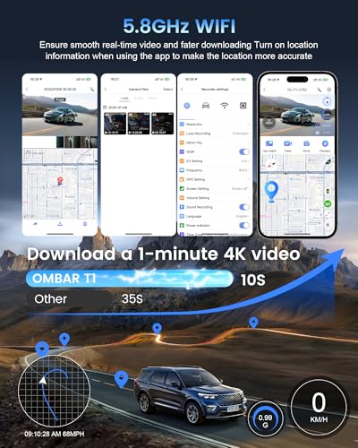 T1 4K 3 Channel Dash Cam