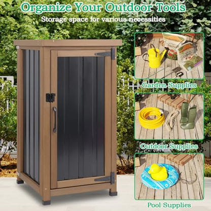 Small Outdoor Storage Cabinet Weatherproof