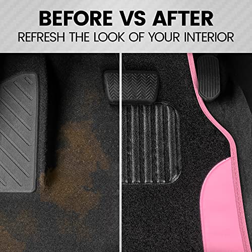 PolyPro Pink Car Seat Covers Full Set with 4