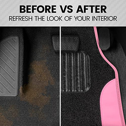 PolyPro Pink Car Seat Covers Full Set with 4