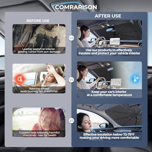 Windshield Sun Shade Umbrella