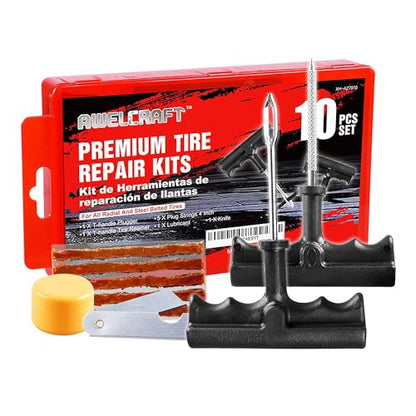10 Piece Economical Tire Repair Kit
