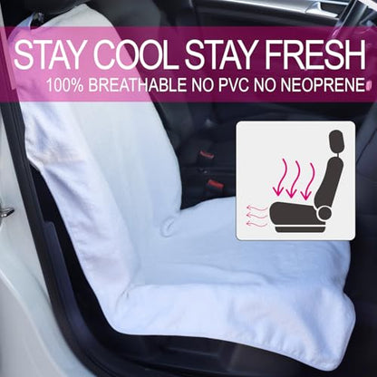 Car Seat Towel Covers Front Seats Protector for Gym and Workout