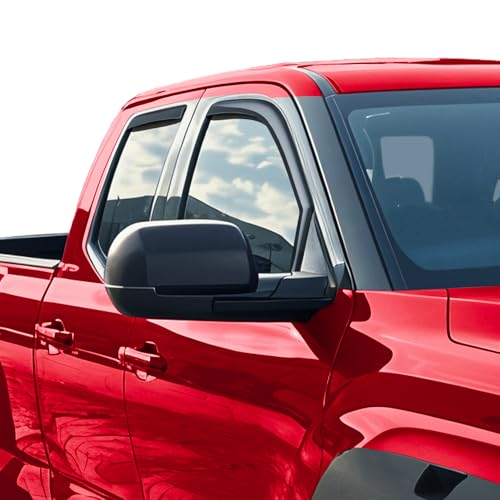 in Channel Extra Durable Rain Guards for Toyota Tundra 2022