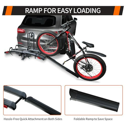 Ebike Rack with Ramp (2 Count)