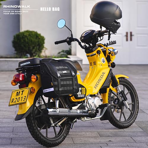 Motorcycle Saddlebag 13L Waterproof Luggage Bag Quick Release Motorcycle Side Bag for Motorbike Travel
