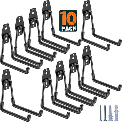 Garage Hooks Heavy Duty 10 Pack