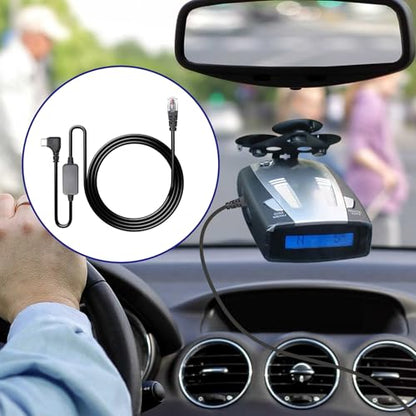 USB C to RJ11 Radar Detector Power Cord for Escort Uniden Cobra