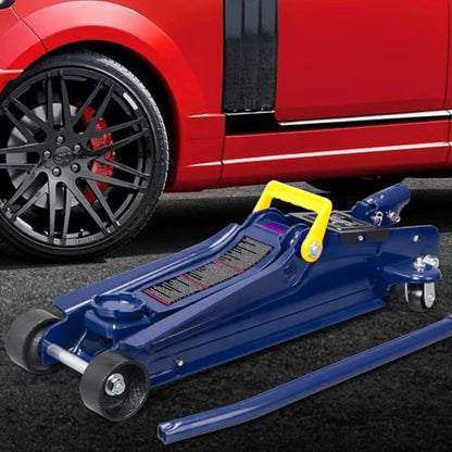 2.5 Ton (5,000 lb) Low Profile Hydraulic Trolly Jack, Blue, AT825051UR