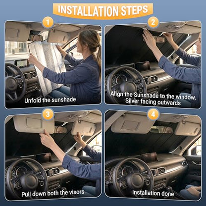 Foldable Sun Shade Fit for Lexus RX 2023