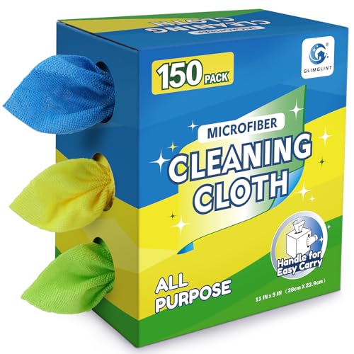 Microfiber Cleaning Cloth 150 Pack (150 Count)
