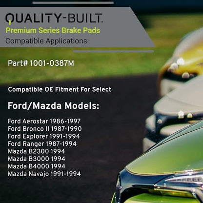 Front Semi Metallic Brake Pads