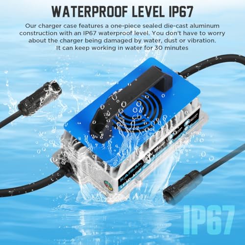48V 18A Charger 1250W Golf Cart Battery Charger 48 Volt for Club Car