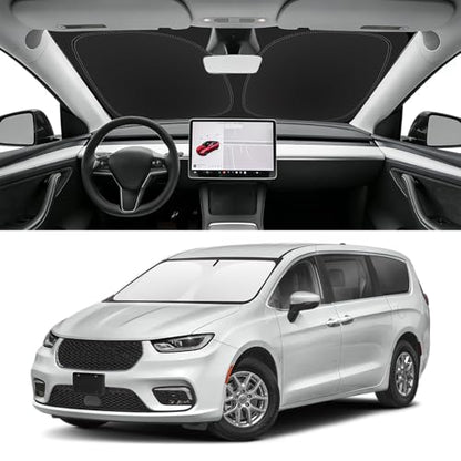 Custom Fit Windshield Sun Shade for Chrysler Pacifica 2017