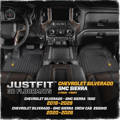 JustFit™ 3D Custom Fit Floor Mats Chevrolet Silverado 1500