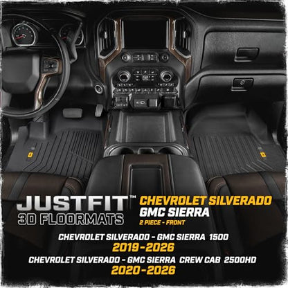 JustFit™ 3D Custom Fit Floor Mats Chevrolet Silverado 1500