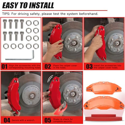 Brake Caliper Covers Compatible with Tesla Model Y Juniper 2025