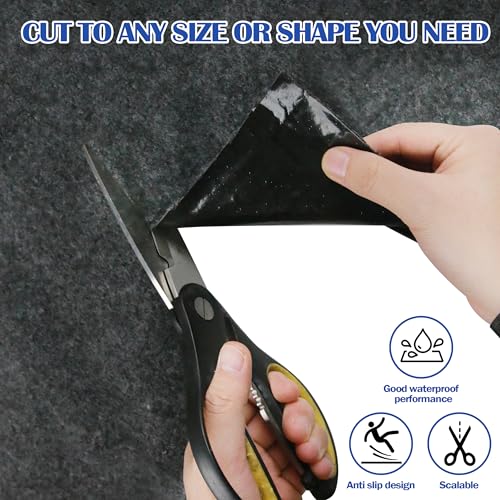 6 x 4 FT Outdoor Storage Shed Mat Waterproof Tent Floor Mat Gray