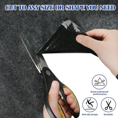 6 x 4 FT Outdoor Storage Shed Mat Waterproof Tent Floor Mat Gray