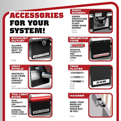3" Official Mudflap System 00112