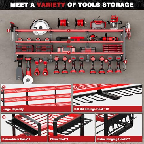 Power Tool Organizer Wall Mount