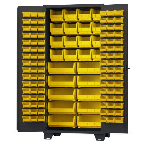Tool Storage Cabinet with Bin Mounts