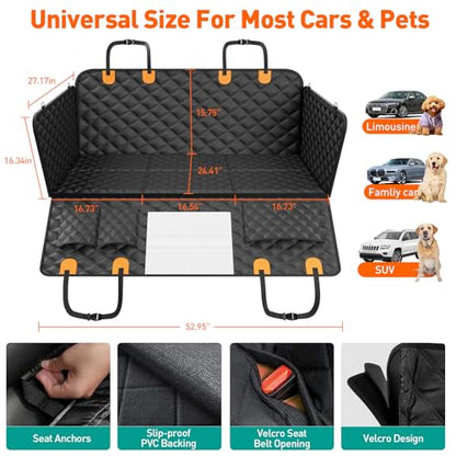 Dog Car Seat Cover for Back Seat
