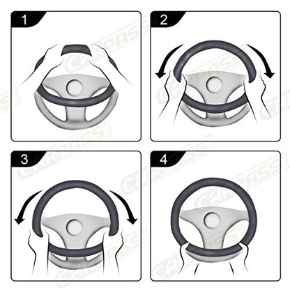 Classical Leather Automotive Universal Steering Wheel Covers